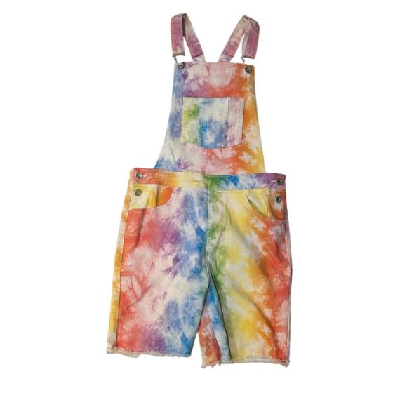 Rainbow Tie Dye Overalls size S - Picture 5 of 5